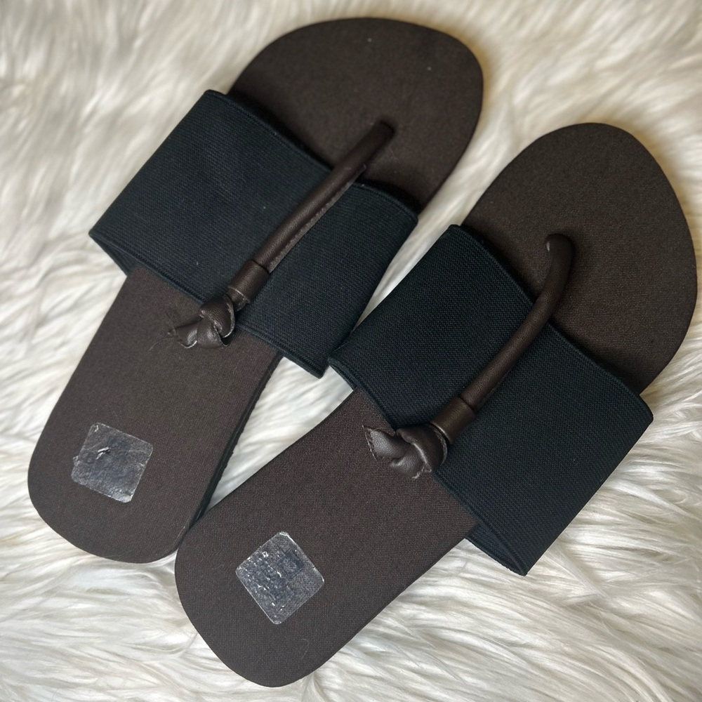 Stylish Black and Brown Sandals